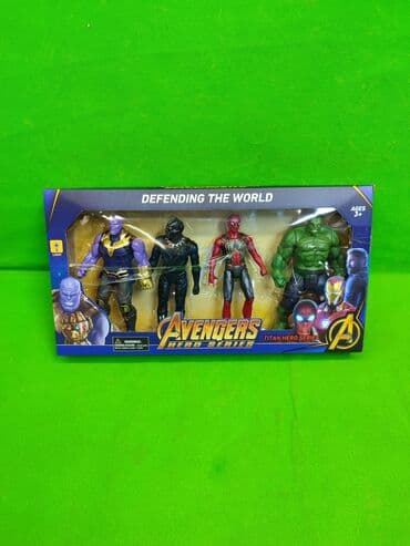 Мстители игрушки героев в комплекте для детей🌟 Комплектация товара at lalafo.kg Мстители игрушки героев в комплекте для детей🌟 Комплектация товара