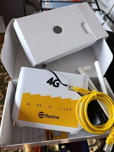 4G Wi‑Fi роутер Beeline в фирменной комплектации. Особенности: - at lalafo.kg 4G Wi‑Fi роутер Beeline в фирменной комплектации. Особенности: -