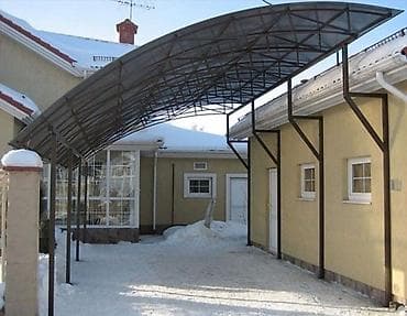 Навес, Арочный, Металл, Поликарбонат at lalafo.kg Навес, Арочный, Металл, Поликарбонат