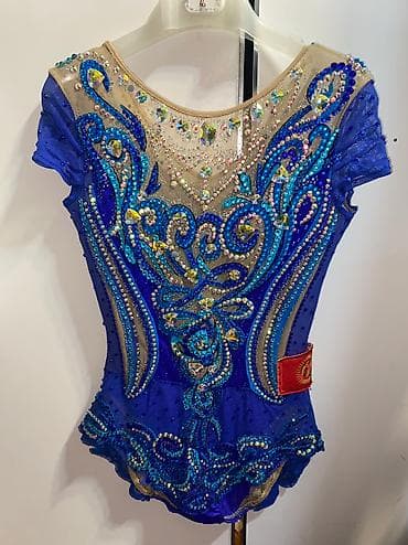 Купальник для художественной гимнастики. На 10-12 лет Состояние at lalafo.kg Купальник для художественной гимнастики. На 10-12 лет Состояние