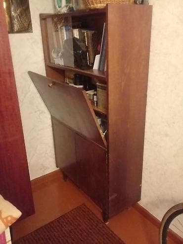 Книжный шкаф, Б/у, Дерево at lalafo.kg — 2 Книжный шкаф, Б/у, Дерево — 2