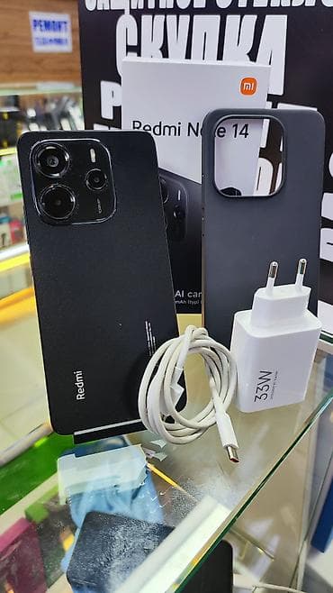 Redmi, Redmi Note 14, Б/у, 256 ГБ, цвет - Черный, 2 SIM at lalafo.kg Redmi, Redmi Note 14, Б/у, 256 ГБ, цвет - Черный, 2 SIM