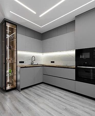 1С иштеп чыгуу: Изготовление мебели и интерьерных решений на заказ - Кухонные lalafo.kg да — 5 1С иштеп чыгуу: Изготовление мебели и интерьерных решений на заказ - Кухонные — 5