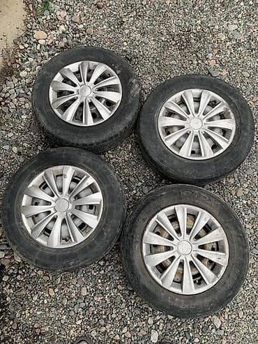 Колеса в сборе 175 / 70 / R 13, Всесезонная, Б/у, Комплект, Легковые, Железные, отверстий - 4 at lalafo.kg Колеса в сборе 175 / 70 / R 13, Всесезонная, Б/у, Комплект, Легковые, Железные, отверстий - 4