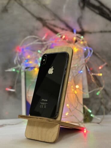 IPhone X, Б/у, 64 ГБ, Space Gray, Защитное стекло, 100 % at lalafo.kg IPhone X, Б/у, 64 ГБ, Space Gray, Защитное стекло, 100 %