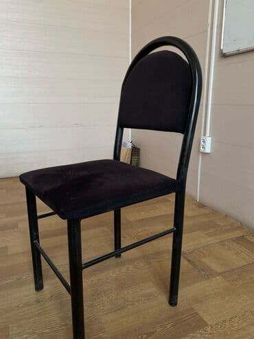 Стул для кафе, ресторанов, Новый, Железо, цвет - Черный at lalafo.kg Стул для кафе, ресторанов, Новый, Железо, цвет - Черный