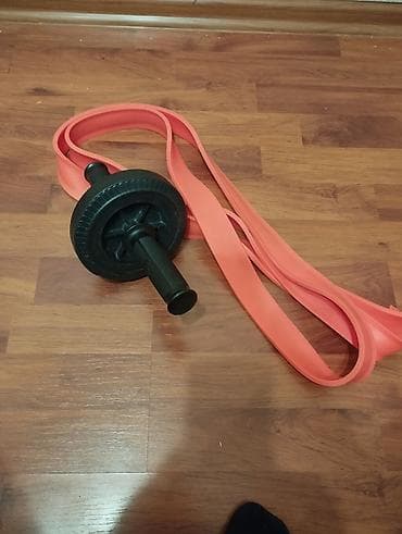 Ролик для пресса + эластичная петля (резиновая лента) - Ролик at lalafo.kg Ролик для пресса + эластичная петля (резиновая лента) - Ролик