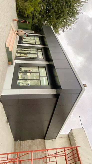 Отделочные работы: Вентилируемые фасады из алюминиевых композитных панелей (АКП) at lalafo.kg — 3 Отделочные работы: Вентилируемые фасады из алюминиевых композитных панелей (АКП) — 3