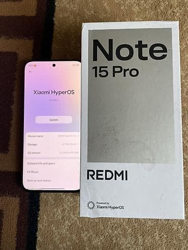 Redmi, Redmi Note 15 Pro, Новый, 256 ГБ, цвет - Черный, 2 SIM at lalafo.kg Redmi, Redmi Note 15 Pro, Новый, 256 ГБ, цвет - Черный, 2 SIM