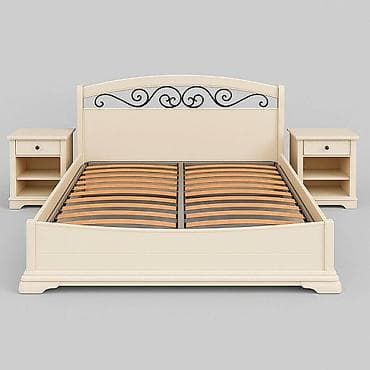 Кровать Элеганс (Румыния) + две тумбочки +основание - экологичная at lalafo.kg Кровать Элеганс (Румыния) + две тумбочки +основание - экологичная