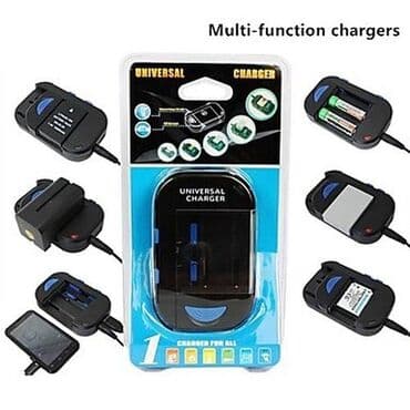 Универсальный зарядник для фотобатарей, видеокамер, батареек АА/ ААА at lalafo.kg Универсальный зарядник для фотобатарей, видеокамер, батареек АА/ ААА