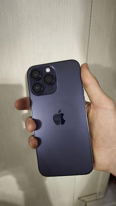 IPhone 14 Pro Max, Б/у, 256 ГБ, Deep Purple, 100 % at lalafo.kg IPhone 14 Pro Max, Б/у, 256 ГБ, Deep Purple, 100 %