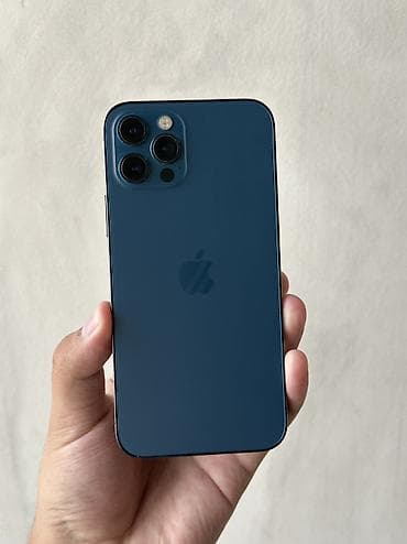 IPhone 12 Pro, Б/у, 128 ГБ, Pacific Blue, Защитное стекло, Чехол, 100 % at lalafo.kg IPhone 12 Pro, Б/у, 128 ГБ, Pacific Blue, Защитное стекло, Чехол, 100 %