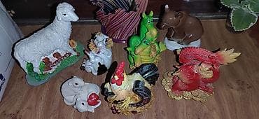 Коллекция сувенирных фигурок животных и мифических существ at lalafo.kg Коллекция сувенирных фигурок животных и мифических существ