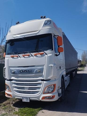 Тягач, DAF, 2019 г., Тентованный at lalafo.kg Тягач, DAF, 2019 г., Тентованный