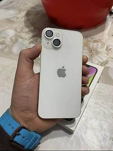 IPhone 14, Новый, 128 ГБ, Белый, Коробка, 85 % at lalafo.kg IPhone 14, Новый, 128 ГБ, Белый, Коробка, 85 %