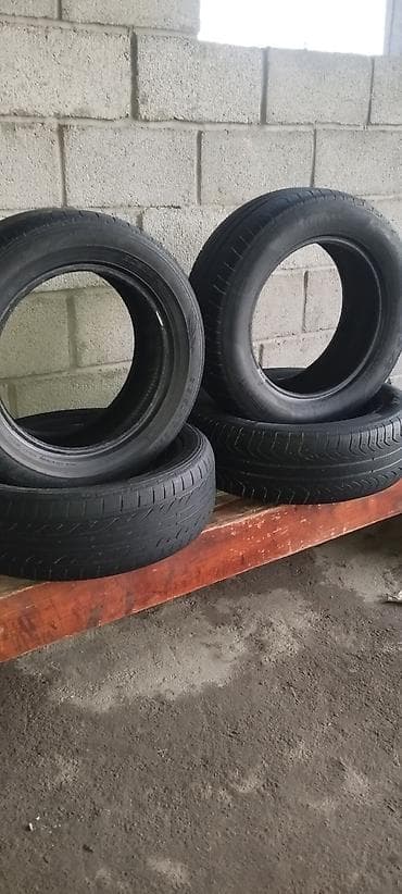 Шины 215 / 60 / R 16, Лето, Б/у, Комплект, Легковые, Япония, Dunlop at lalafo.kg Шины 215 / 60 / R 16, Лето, Б/у, Комплект, Легковые, Япония, Dunlop