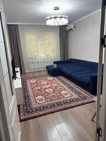 2 бөлмө, 49 м², Аламедин-1 мкр 105-серия, 1 кабат, Жаңы ремонт lalafo.kg да 2 бөлмө, 49 м², Аламедин-1 мкр 105-серия, 1 кабат, Жаңы ремонт