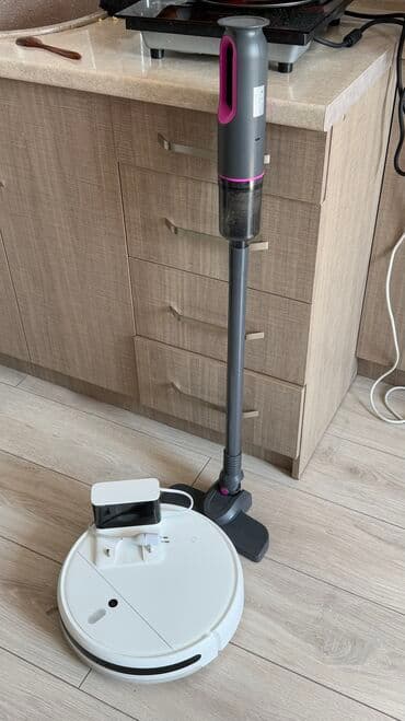 Робот-пылесос Влажная, Смешанная, Сухая, Уборка по расписанию, Умный дом, Составление плана помещения at lalafo.kg Робот-пылесос Влажная, Смешанная, Сухая, Уборка по расписанию, Умный дом, Составление плана помещения