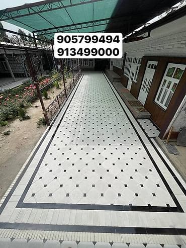 Тротуарная плитка (разные узоры и размеры) - Материал: вибролитая at lalafo.kg Тротуарная плитка (разные узоры и размеры) - Материал: вибролитая