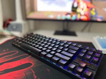 Клавиатура, Механическая, Проводное подключение, Размер: 80% at lalafo.kg Клавиатура, Механическая, Проводное подключение, Размер: 80%