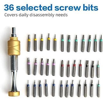 Оптикалык мээлеткичтер: Профессиональная отвертка с подшипником и набором бит из lalafo.kg да — 1 Оптикалык мээлеткичтер: Профессиональная отвертка с подшипником и набором бит из — 1