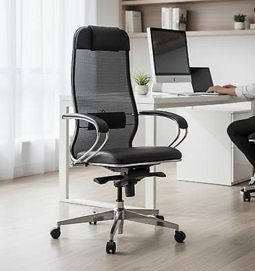 Офис креслолор, Дөңгөлөктүү, түсү - Кара, Экокожа lalafo.kg да Офис креслолор, Дөңгөлөктүү, түсү - Кара, Экокожа