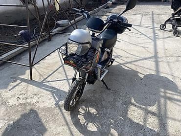 Электроскутер DEMANSH (серый/черный) - Городской электроскутер с at lalafo.kg Электроскутер DEMANSH (серый/черный) - Городской электроскутер с