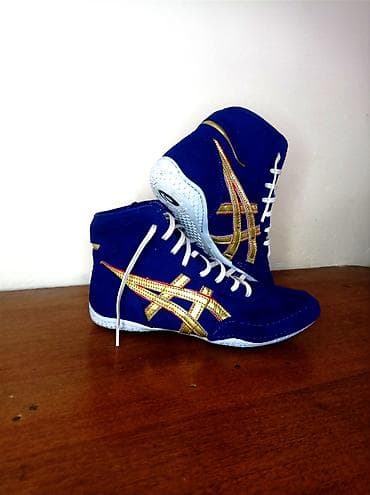 Мужские кроссовки, 38, Asics, Б/у, цвет - Синий, Самовывоз at lalafo.kg Мужские кроссовки, 38, Asics, Б/у, цвет - Синий, Самовывоз