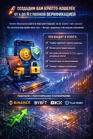 🚀 Создадим вам крипто-кошелёк от А До Б Хотите войти в мир at lalafo.kg 🚀 Создадим вам крипто-кошелёк от А До Б Хотите войти в мир