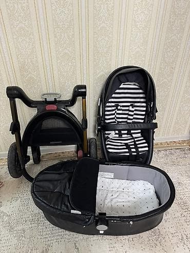 Коляска, Другой бренд, цвет - Черный, Б/у, Самовывоз at lalafo.kg Коляска, Другой бренд, цвет - Черный, Б/у, Самовывоз