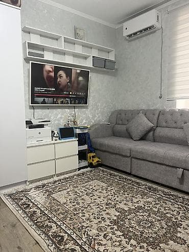 1 бөлмө, 27 м², Жеке план, 2 кабат, Евроремонт lalafo.kg да 1 бөлмө, 27 м², Жеке план, 2 кабат, Евроремонт