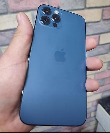 IPhone 12 Pro, Б/у, 256 ГБ, Pacific Blue, Защитное стекло, Чехол, 78 % at lalafo.kg IPhone 12 Pro, Б/у, 256 ГБ, Pacific Blue, Защитное стекло, Чехол, 78 %