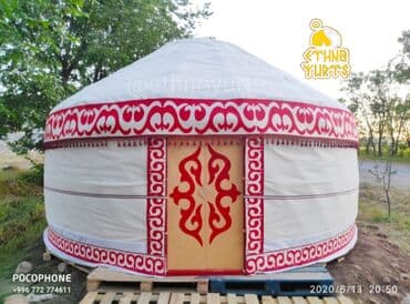 Продажа юрты, Каркас Металлический, 85 баш, Диаметр: 6 метров at lalafo.kg Продажа юрты, Каркас Металлический, 85 баш, Диаметр: 6 метров