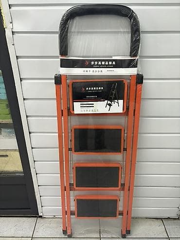 Складная стремянка-лестница, Материал: Металл, Новый, Для дома, Высота: 3–4 м at lalafo.kg Складная стремянка-лестница, Материал: Металл, Новый, Для дома, Высота: 3–4 м