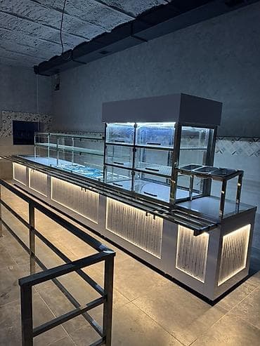Линия раздачи/витрина для кафе и столовой - Профессиональный at lalafo.kg Линия раздачи/витрина для кафе и столовой - Профессиональный