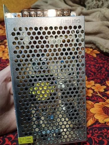 Импульсный блок питания S-120-12 - Назначение: питание светодиодных at lalafo.kg Импульсный блок питания S-120-12 - Назначение: питание светодиодных