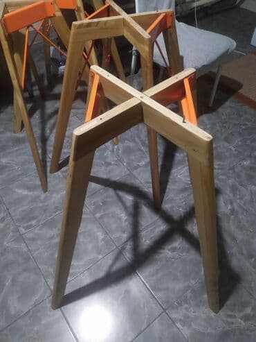 Продается каркас только ножки (стола) для Кафейни из чистого дерева at lalafo.kg Продается каркас только ножки (стола) для Кафейни из чистого дерева