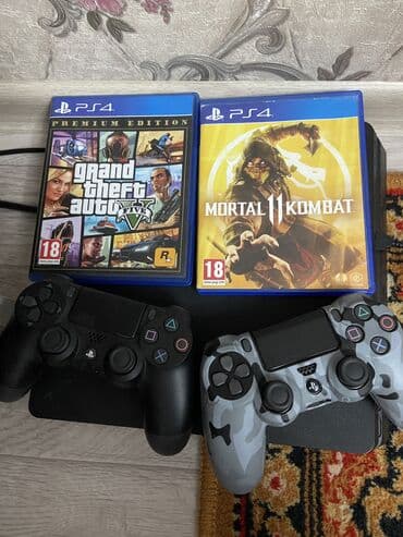 PS 4 Slim 512 гб в хорошем состоянии в комплекте есть все провода и 2 at lalafo.kg PS 4 Slim 512 гб в хорошем состоянии в комплекте есть все провода и 2