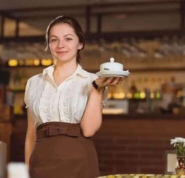 Требуется Официант Менее года опыта, Оплата: Дважды в месяц at lalafo.kg Требуется Официант Менее года опыта, Оплата: Дважды в месяц