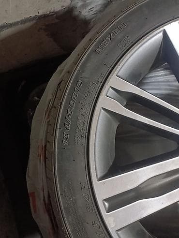 Колеса в сборе 195 / 45 / R 16, Лето, Комплект, Литые, отверстий - 5 at lalafo.kg Колеса в сборе 195 / 45 / R 16, Лето, Комплект, Литые, отверстий - 5