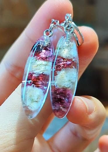 Чынжырлар: Уникальный набор из смолы с элементами природы внутри ✨ 🍁Прочные lalafo.kg да — 6 Чынжырлар: Уникальный набор из смолы с элементами природы внутри ✨ 🍁Прочные — 6