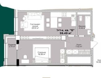 Шкафы для трансформатора: 2 комнаты, 59 м², Элитка, 14 этаж, ПСО (под самоотделку) at lalafo.kg — 2 Шкафы для трансформатора: 2 комнаты, 59 м², Элитка, 14 этаж, ПСО (под самоотделку) — 2