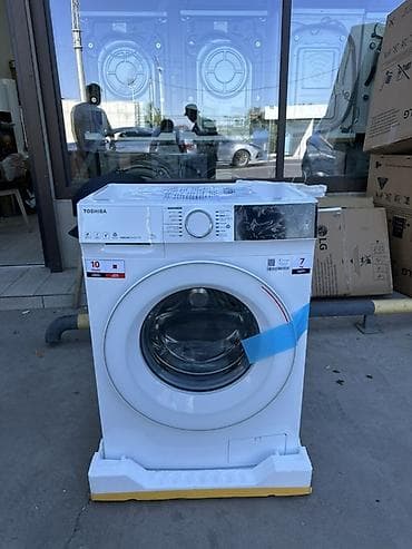 Стиральная машина автомат, Новый, Toshiba, До 7 кг, Фронтальная, Кредит at lalafo.kg Стиральная машина автомат, Новый, Toshiba, До 7 кг, Фронтальная, Кредит