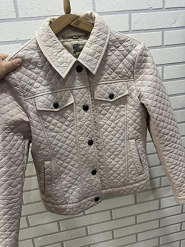 Стёганая куртка Burberry Brit - Модель: укороченная куртка-джекет с at lalafo.kg Стёганая куртка Burberry Brit - Модель: укороченная куртка-джекет с