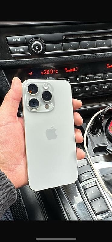 IPhone 15 Pro, Б/у, Серебристый, 90 % at lalafo.kg IPhone 15 Pro, Б/у, Серебристый, 90 %