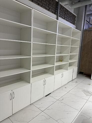 Торговые стеллажи для магазина/салона Комплект модульных витринных lalafo.kg да — 2 Торговые стеллажи для магазина/салона Комплект модульных витринных — 2