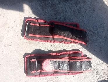 Утяжелители на липучках для спорта - Комплект из 2 штук - Вес одной at lalafo.kg Утяжелители на липучках для спорта - Комплект из 2 штук - Вес одной