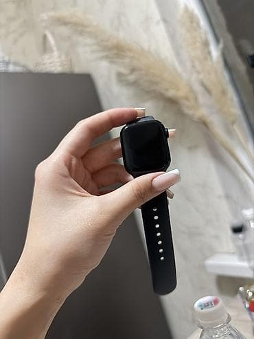 Эпл вотчи 8 серия 41мм Смарт‑часы с прямоугольным экраном и at lalafo.kg Эпл вотчи 8 серия 41мм Смарт‑часы с прямоугольным экраном и