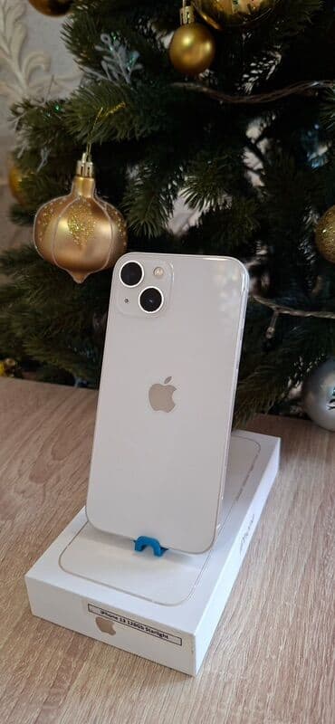 IPhone 13, Б/у, 128 ГБ, Старлайт, Коробка, 80 % at lalafo.kg IPhone 13, Б/у, 128 ГБ, Старлайт, Коробка, 80 %
